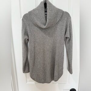 Max Studio Grey Cowl Neck Sweater M